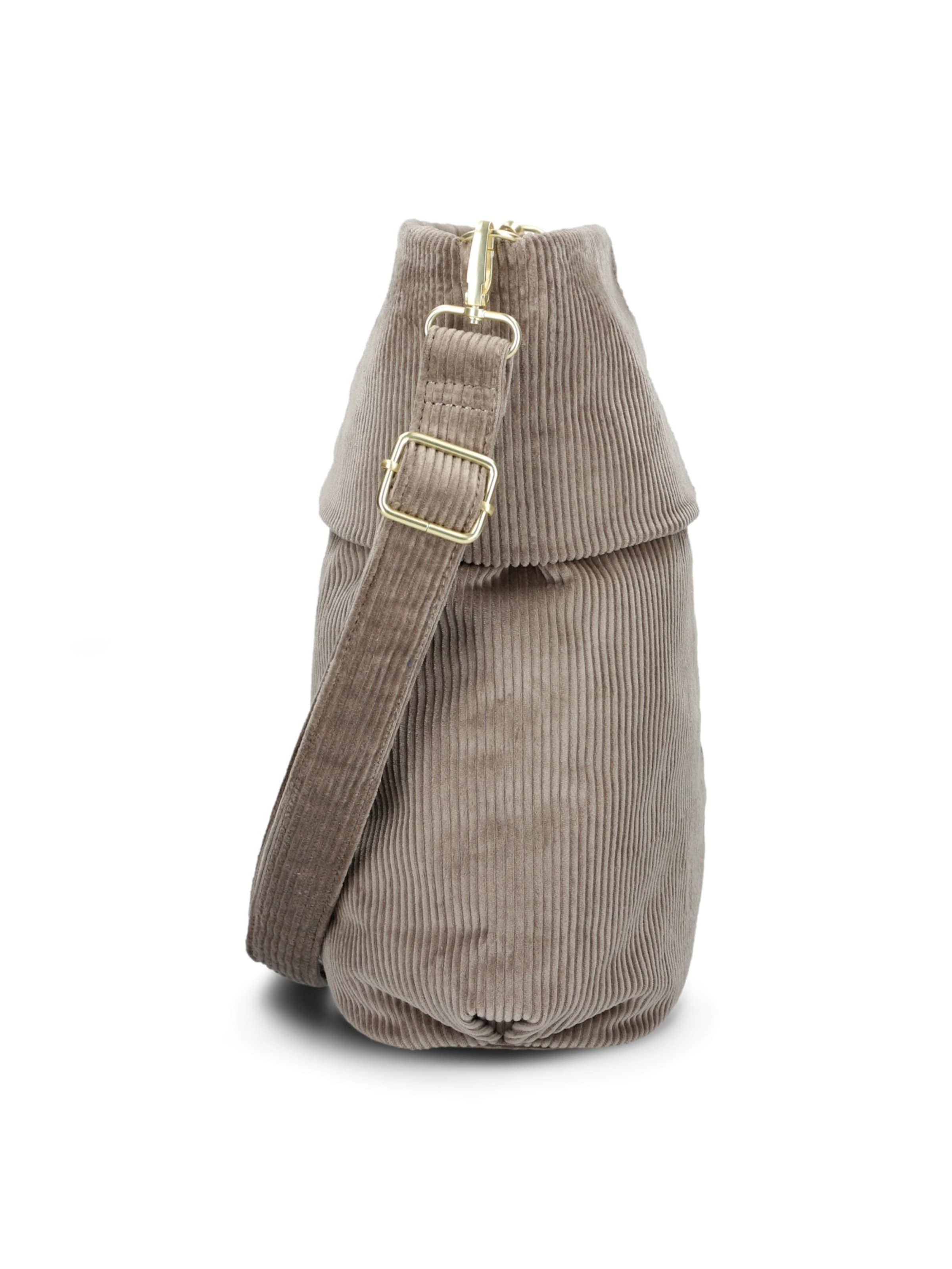 ZWEI - Bolso de hombro 'MADEMOISELLE.M M12' en beige