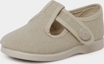 Scarpina primi passi di Pisamonas in beige: frontale