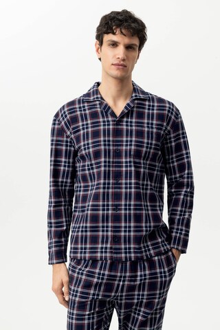 Mey Pyjama 'Flanadian' in Blau