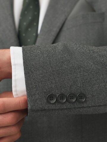 Coupe regular Veste de costume Next en gris