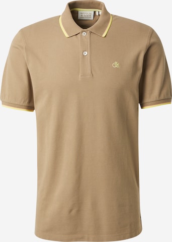 T-Shirt SCOTCH & SODA en beige : devant