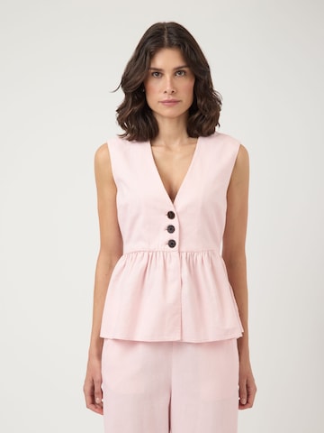 Top di YAS in rosa: frontale