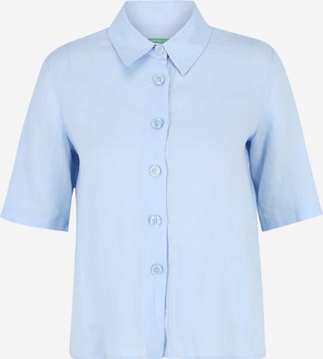 Camicia da donna di UNITED COLORS OF BENETTON in blu: frontale
