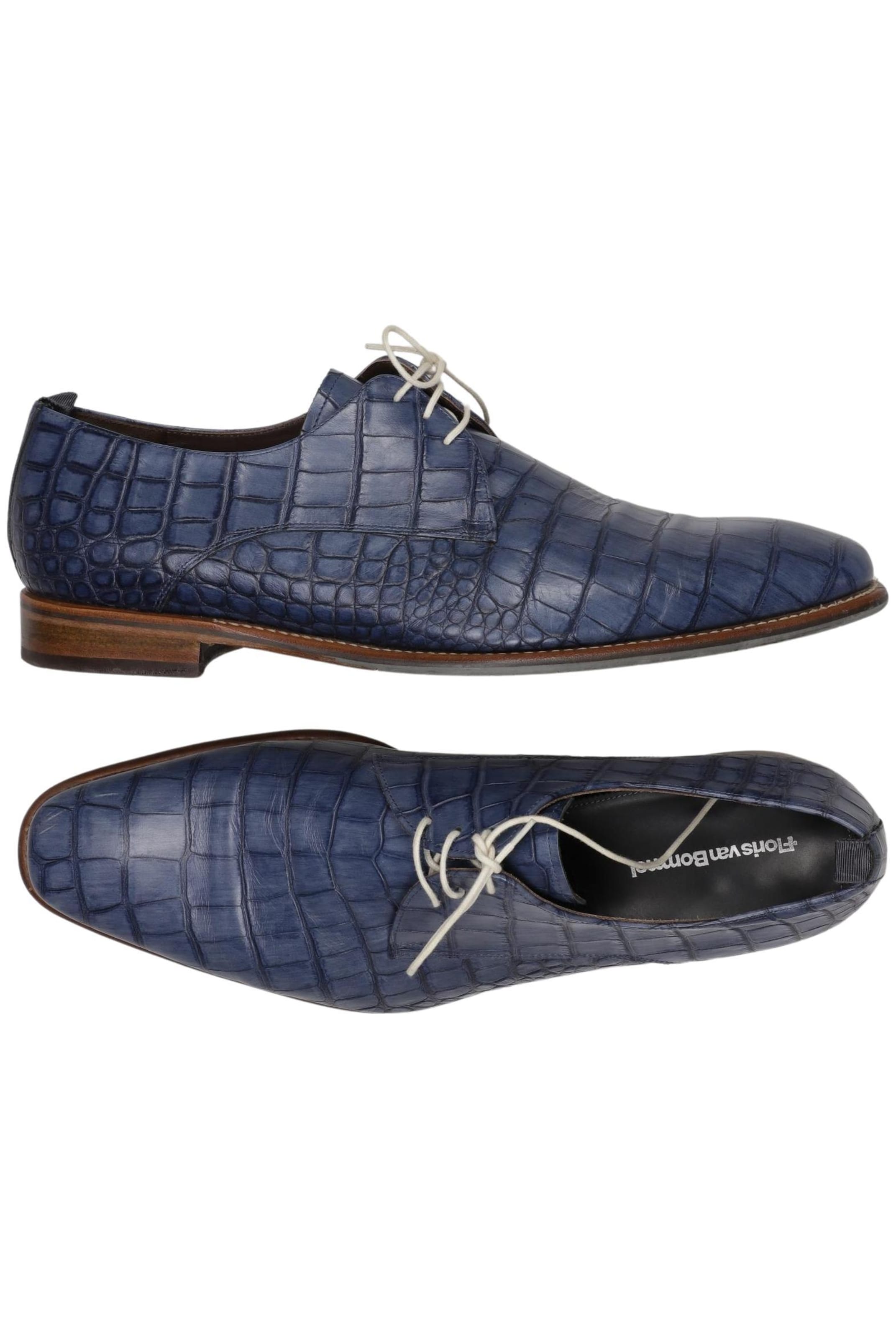 Floris van Bommel Flats & Loafers in 47 in Blue: front