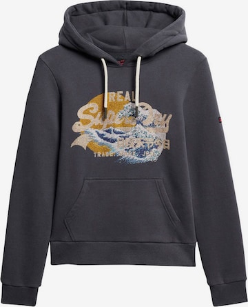 Felpa 'Tokyo' di Superdry in grigio: frontale