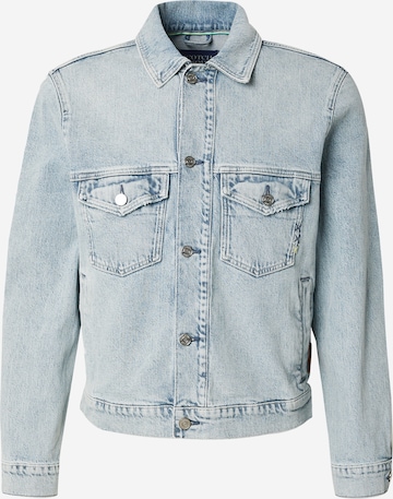 SCOTCH & SODA Between-season jacket 'Blue Story' in Blue: front