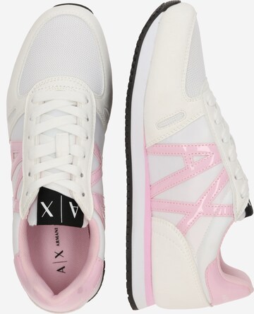 ARMANI EXCHANGE Låg sneaker i vit