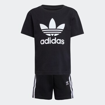 ADIDAS ORIGINALS Joggingdragt 'Adicolor' i sort