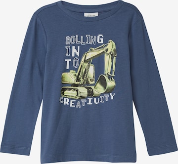 T-Shirt s.Oliver en bleu : devant