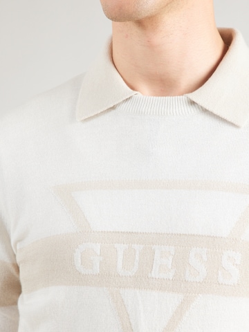 GUESS Pulover 'MARK' | bela barva