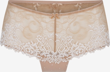 LingaDore Boyshorts in Beige: front