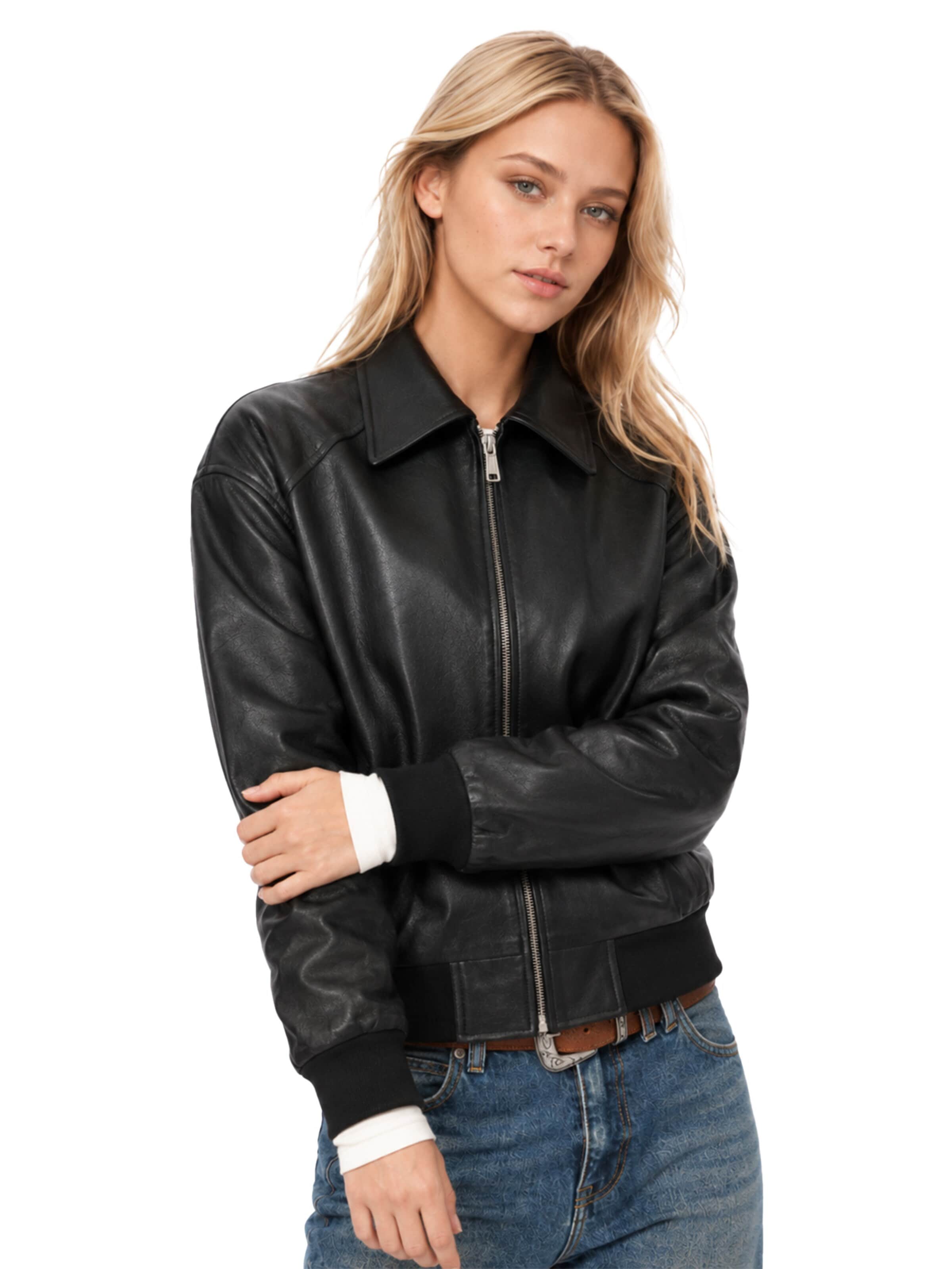 MEETWEE Between-season jacket in Black