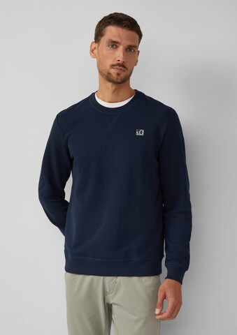 Sweat-shirt s.Oliver en bleu : devant