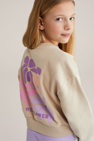 WE Fashion Sweatshirt in Beige