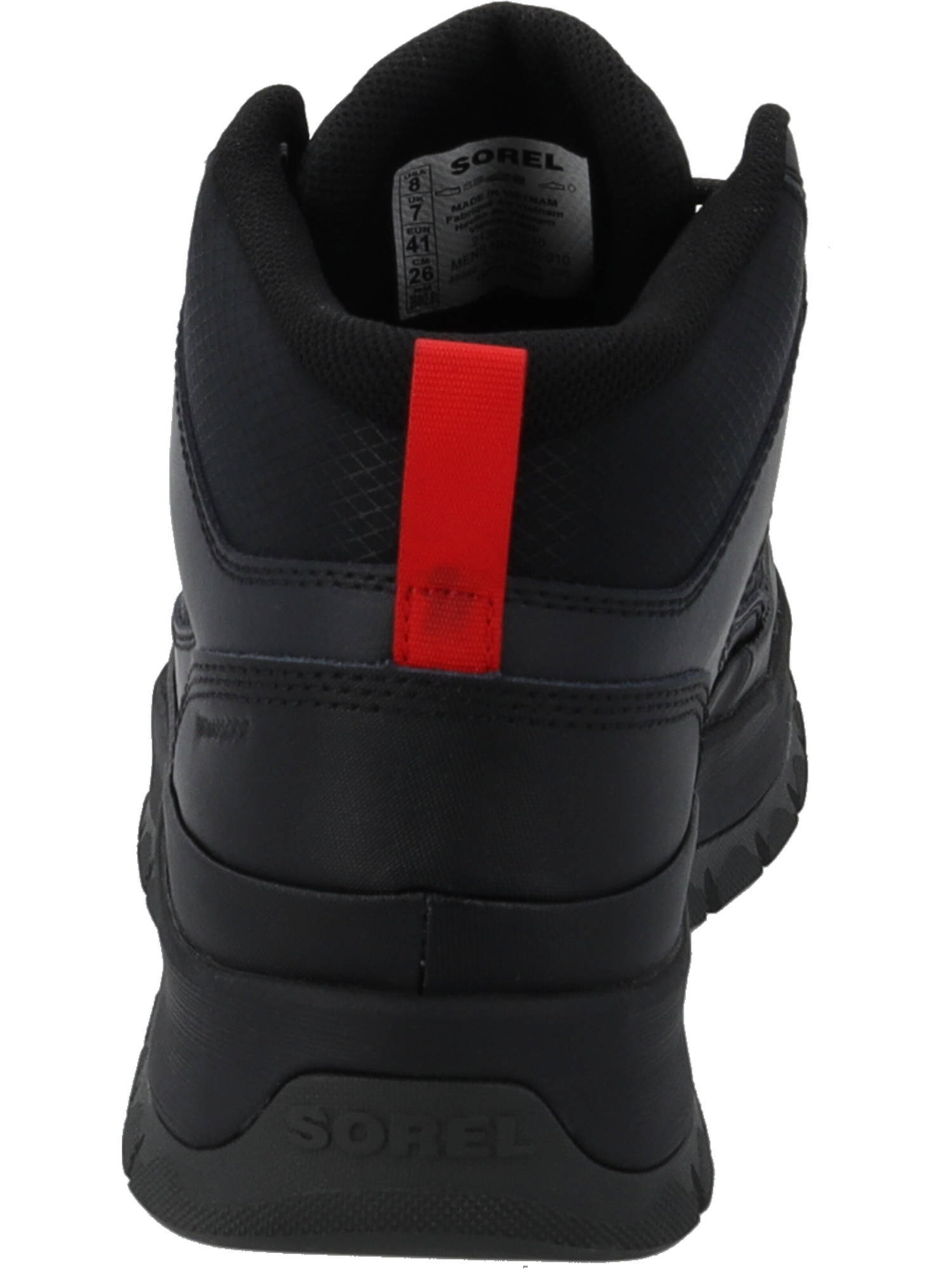 SOREL Lace-up boot 'Outing NW Sneaker Mid 2138721' in Black