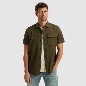 PME Legend Regular fit Button Up Shirt in Brown