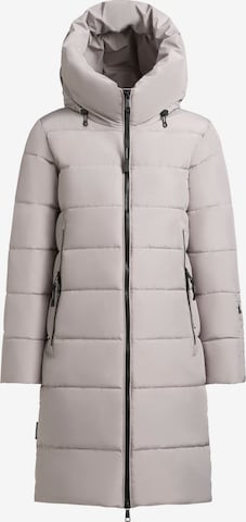 khujo Wintermantel 'Jilias6 Matt' in Grau: Vorderseite