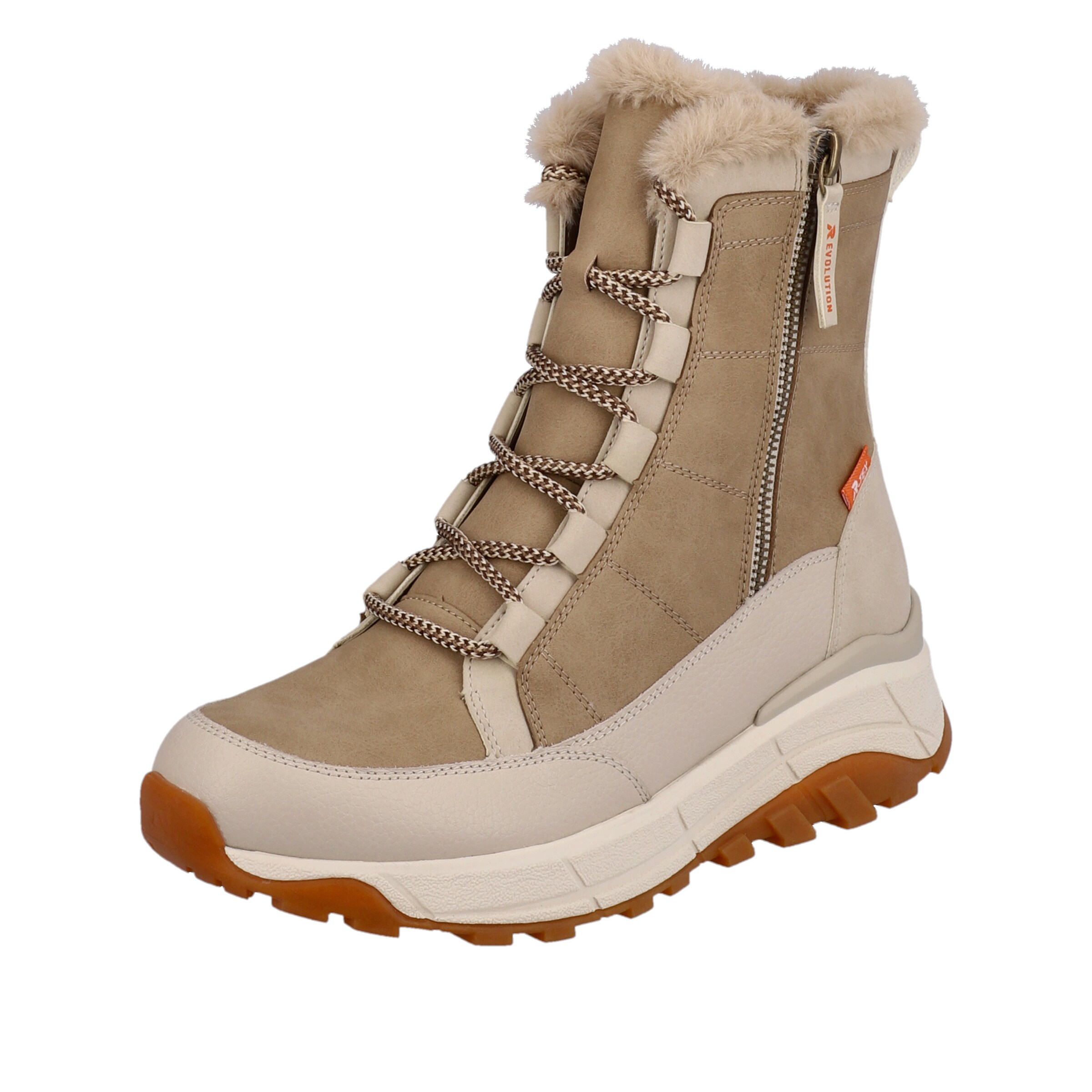 Rieker Sport Snow boots in Beige: front