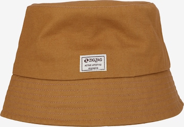 ZigZag Hat 'Shady' in Brown: front