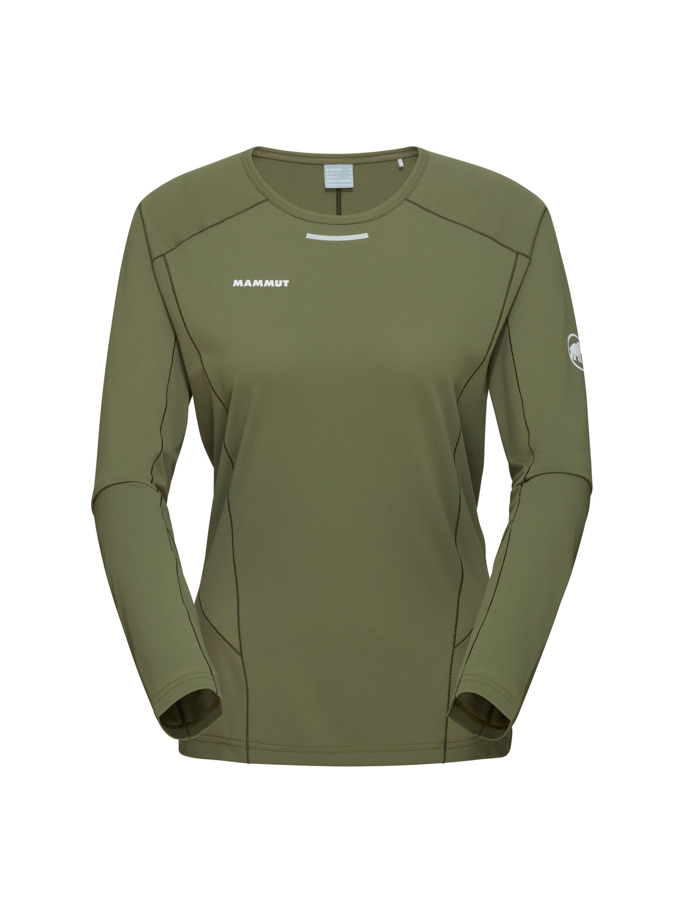 MAMMUT Performance Shirt in XS in Olive / White, Item view
