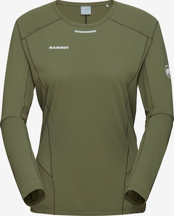MAMMUT Performance Shirt in Green: front