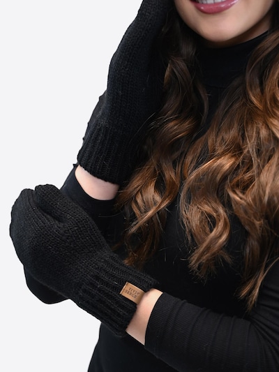 Vivisence Fingerhandschuhe '7015R' in schwarz, Produktansicht