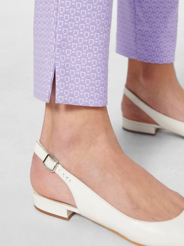 MADELEINE Tapered Pants in Purple