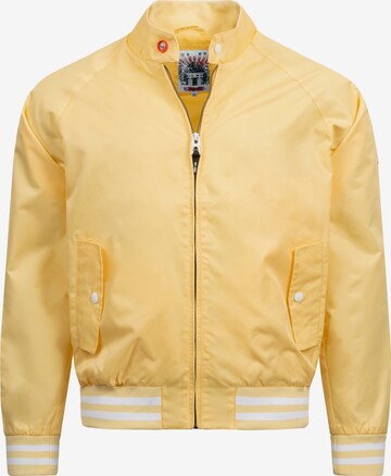 INDICODE JEANS Between-Season Jacket 'Ayser' in Yellow: front