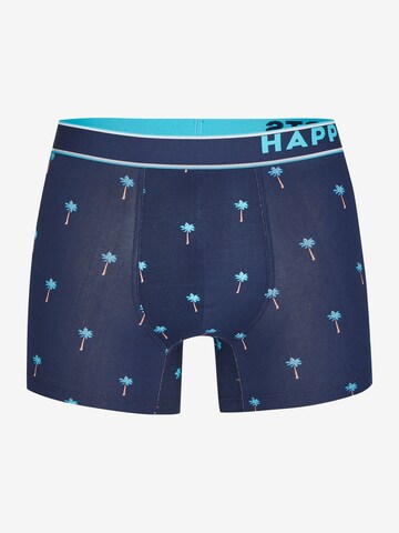Happy Shorts Boxershorts 'Palms' in Blauw