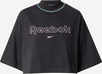 Reebok Μπλουζάκι σε μαύρο: μπροστά