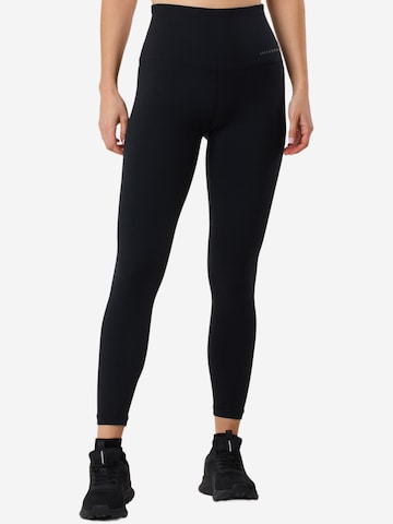 SWEDEMOUNT Skinny Sportbroek 'Core' in Zwart: voorkant