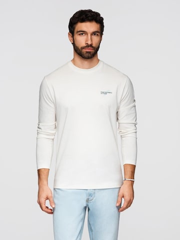 Ombre Shirt in White: front
