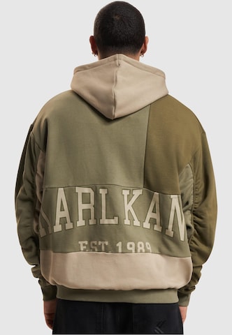 Karl Kani Zip-Up Hoodie in Green