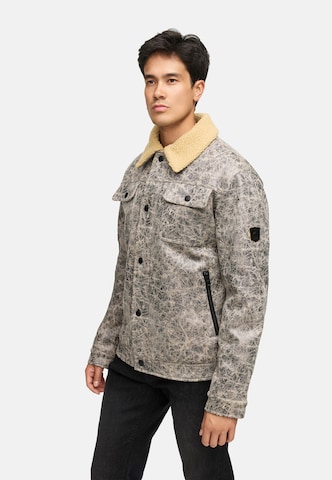 INDICODE JEANS Between-season jacket 'INVados' in Beige