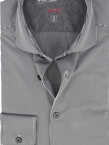 PURE Slim Fit Hemd‌‌ in Schwarz