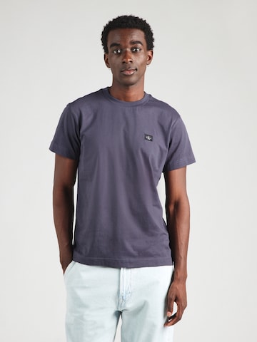 T-Shirt Calvin Klein Jeans en bleu : devant