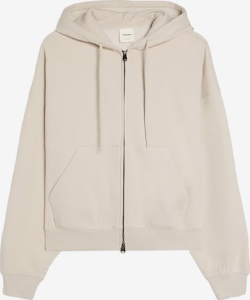 Bershka Jopa na zadrgo | siva barva: sprednja stran