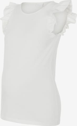 MAMALICIOUS Tričko 'Sina' – bílá: přední strana