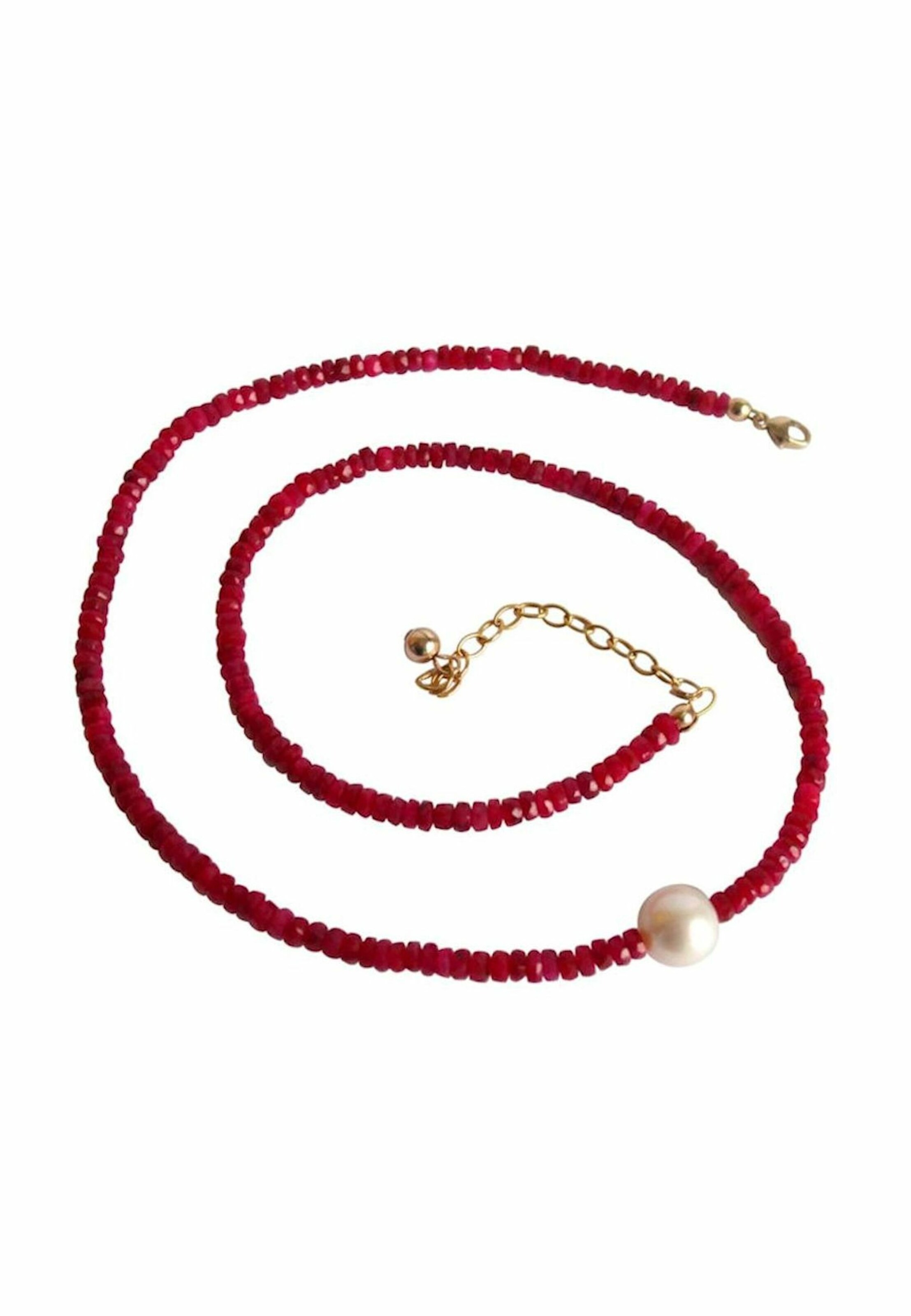 Gemshine Kette in Rot
