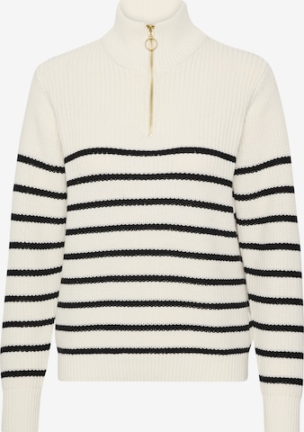 Pull-over 'Alioa' Kaffe en beige : devant