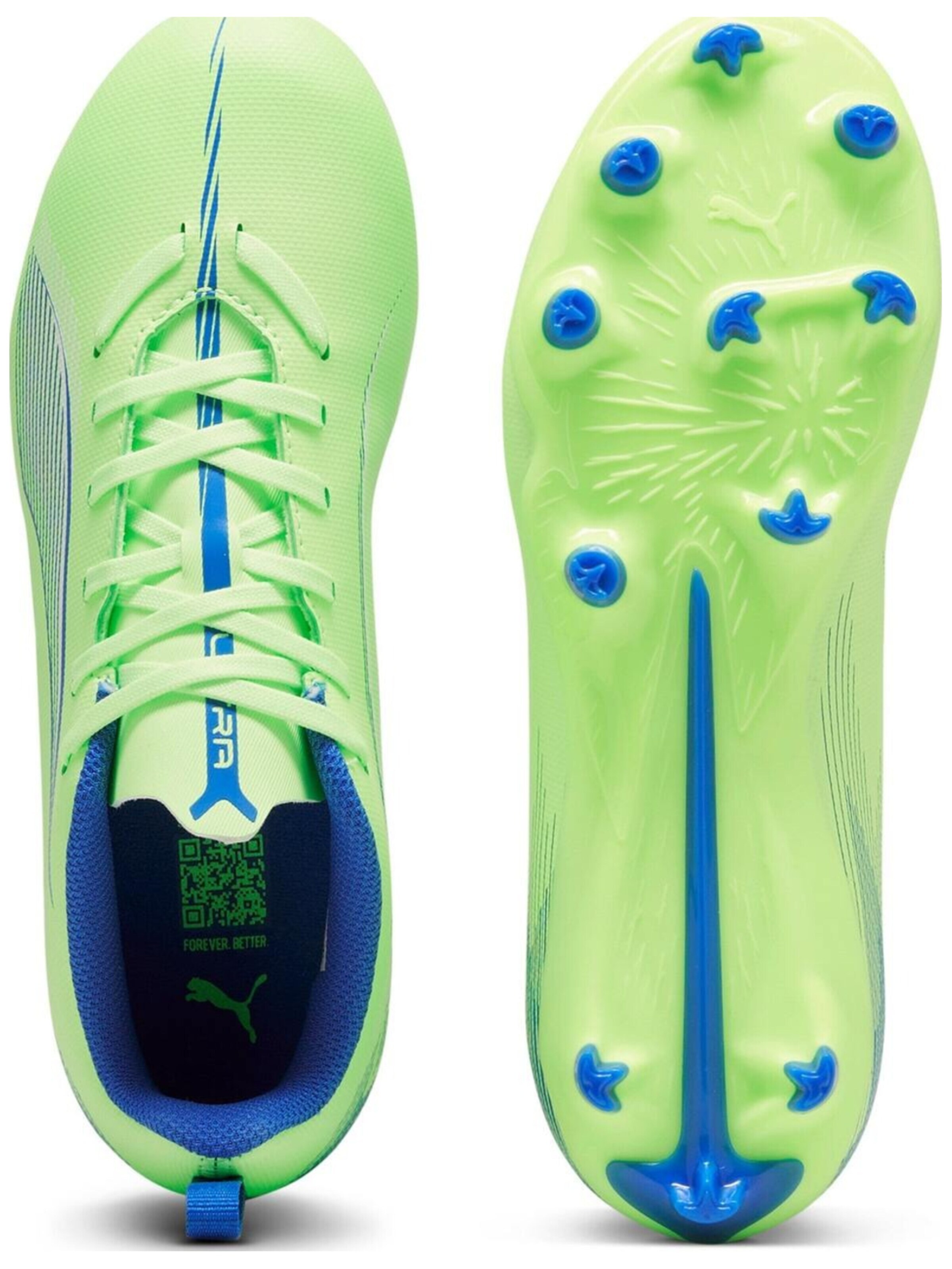 PUMA - Zapatillas de fútbol 'Puma Ultra 5 Play Fgag Jr Fizzy Apple W' en verde