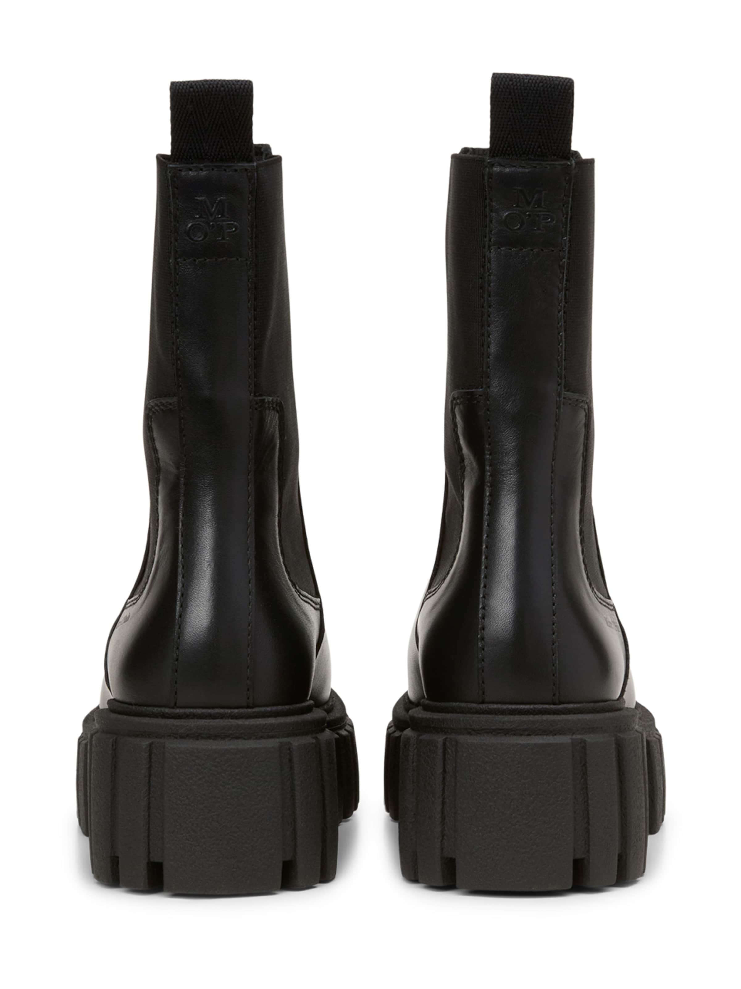 Marc O'Polo Боти Chelsea 'Christel' в черно