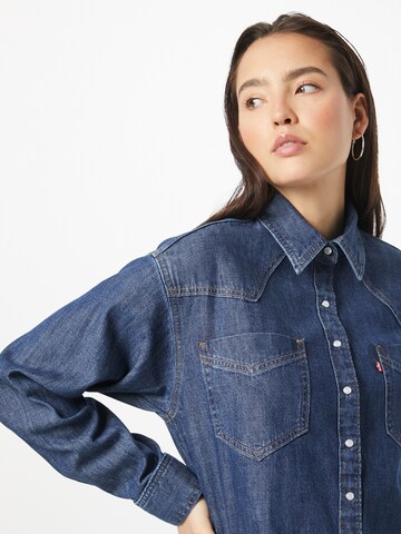 LEVI'S ® Blouse 'Donovan Western Shirt' in Blue