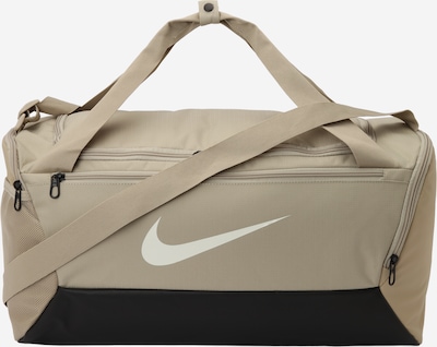 NIKE Sportska torba 'Brasilia' u kaki / crna / bijela, Pregled proizvoda