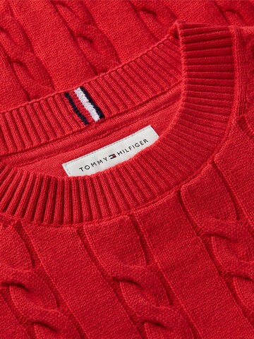 TOMMY HILFIGER Sweater 'Essential' in Red