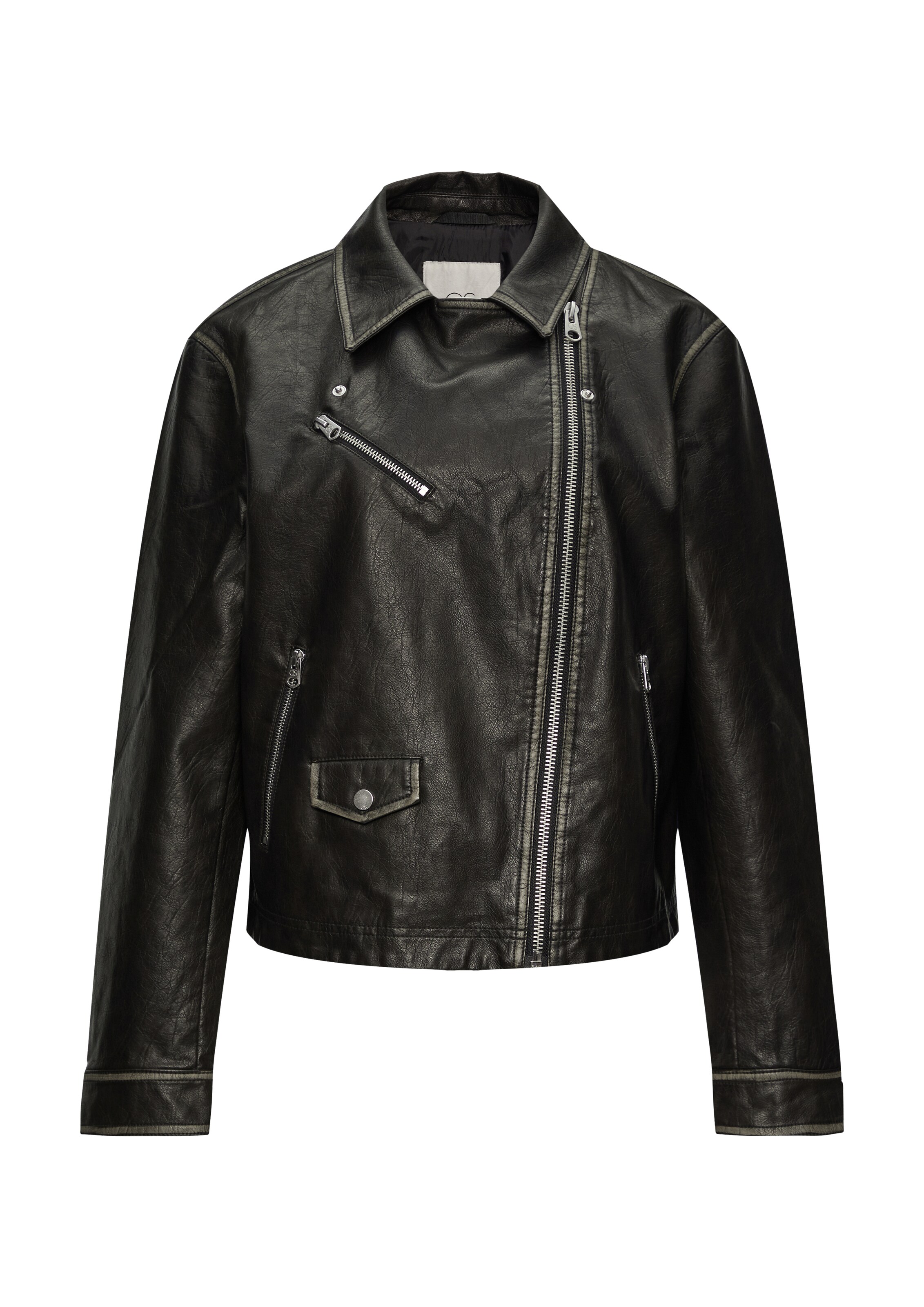 QS Übergangsjacke in Schwarz: Vorderseite