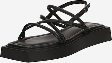VAGABOND SHOEMAKERS Sandaal 'Evy', värv must: eest vaates