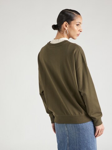 BOSS Sweatshirt 'Elaslogan' in Green