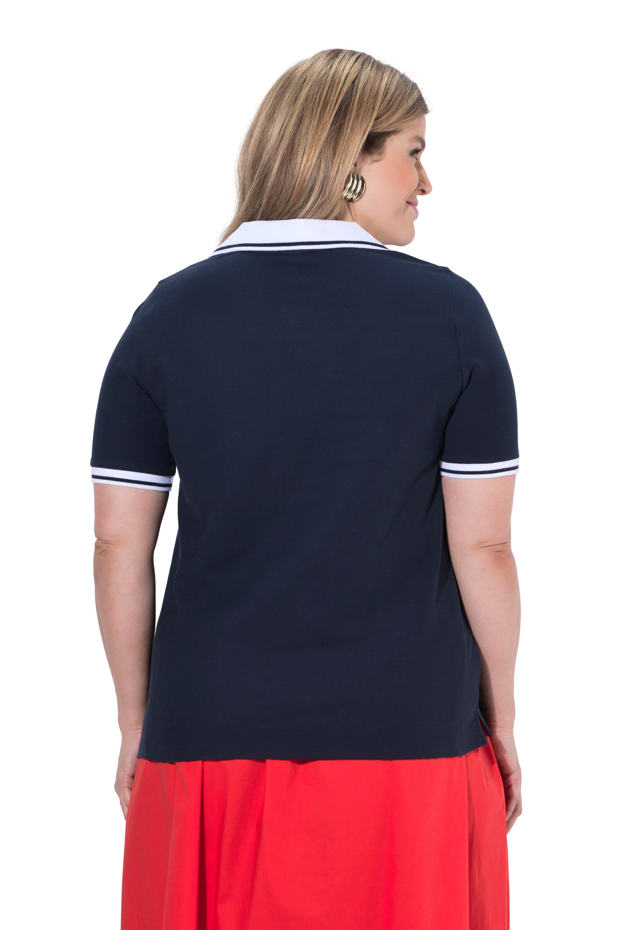 Ulla Popken Poloshirt in Blau