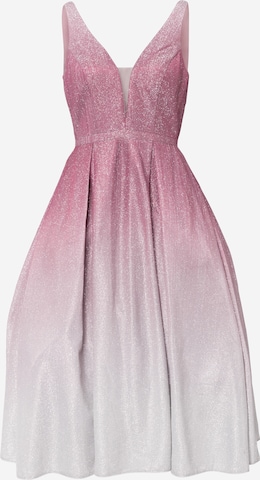 mascara Cocktail Dress in Pink: front